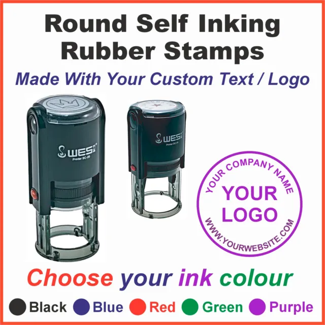 Custom Name Stamp Return Address Business Personalized Self Inking