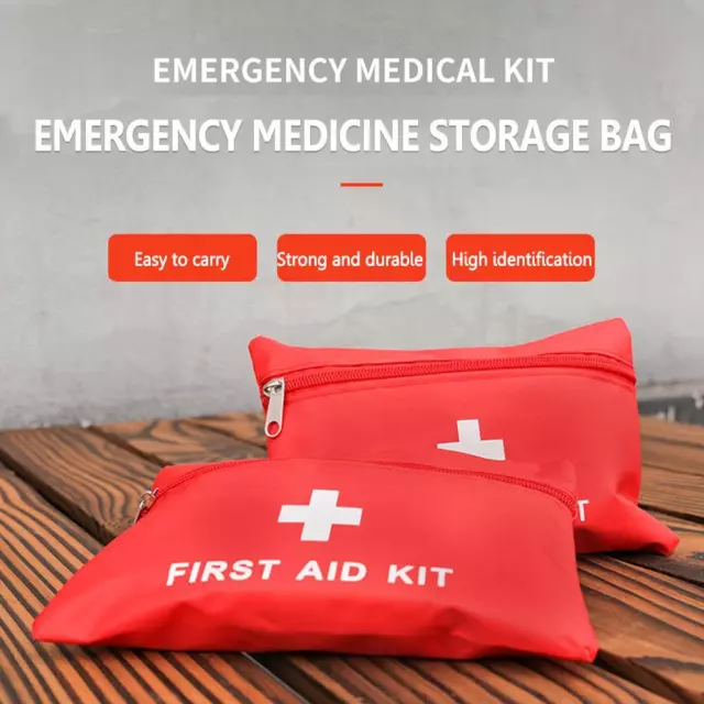 Emergency First Aid Kit Portable Travel Medical Pouch Compact for Outdoor Travel