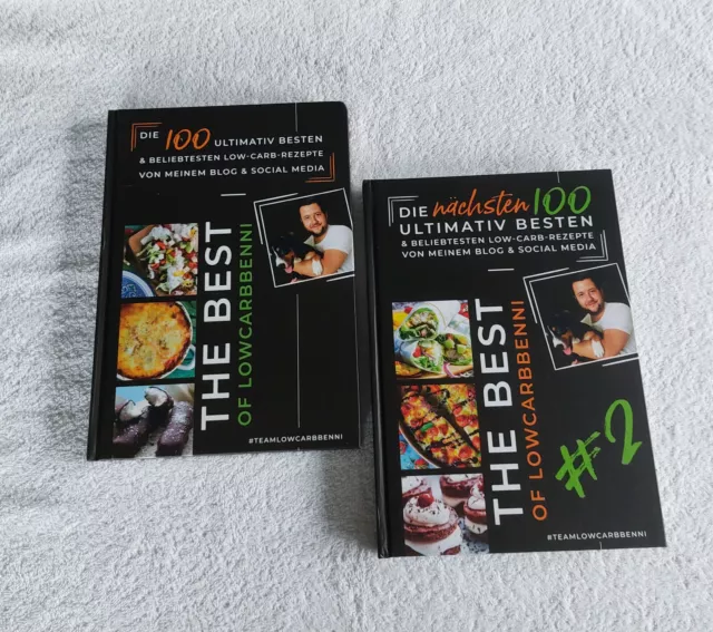 Die 100 ULTIMATIV BESTEN & BELIEBTESTEN LOW-CARB-REZEPTE  - Buch 1 und 2