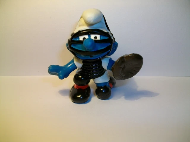 Figurine Schtroumpf Schleich - Receveur De Baseball - 20146 - Collection