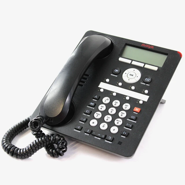 Avaya 1608-i IP Desk Office Phone Handset Digital Telephone Black