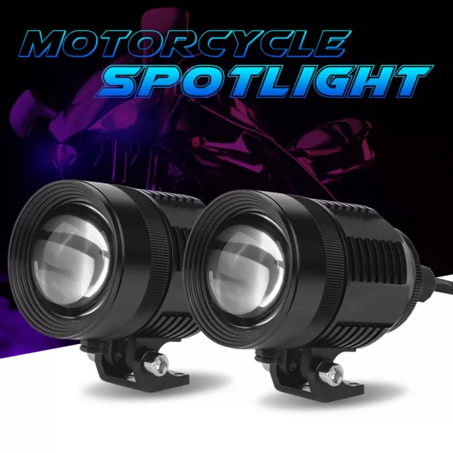 30W Motorcycle Spot light LED Work Light Bar Adjust Laser Driving Fog Pod Boat 3
