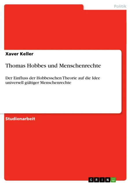 Thomas Hobbes und Menschenrechte | Buch | 9783640960200
