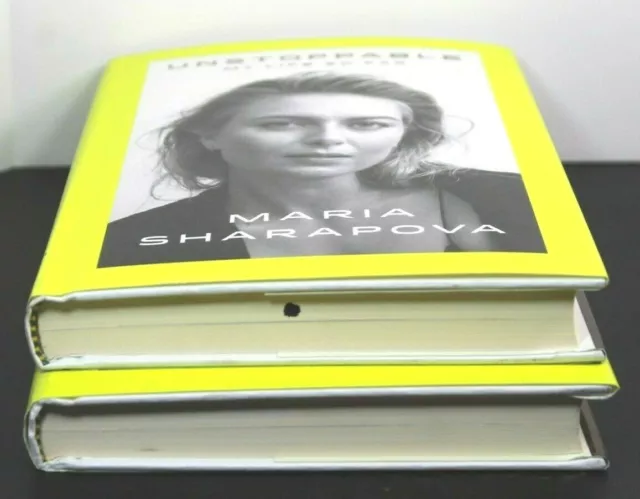 UNSTOPPABLE MY LIFE SO FAR by Maria Sharapova (Hardcover)  ^NEW^
