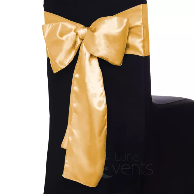 Satin Chair Sashes Cloth Cover Wedding Party Event Decoration Table Runner Multi