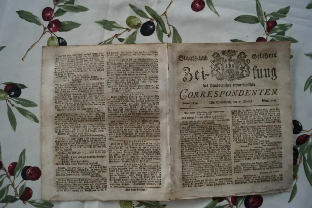 1810 Zeitung 100 Zeitung / Rom Gustav Göthe Bildhauer Thorwaldesen