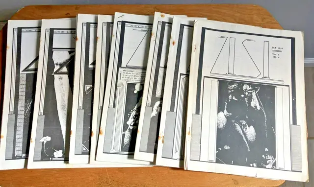 Led Zeppelin Zoso Magazine Gathering Place 12 issues 1987 4 Copies 8 Original