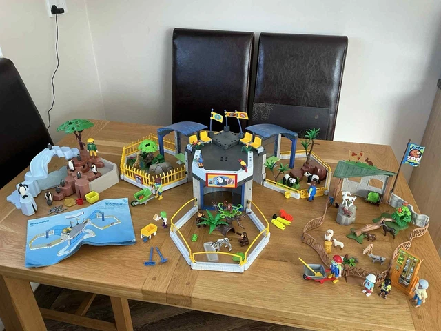PLAYMOBIL 4093 Parc Animaux Vétérinaire Hôpital * ZOO Family Fun * NEUF