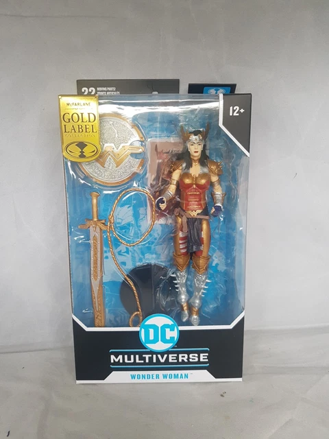 MCFARLANE TOYS DC Multiverse Wonder Woman 7" Action Figure Gold Label ...