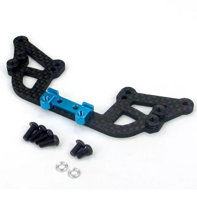 Carbon Fiber/ Aluminium 2nd Floor Plate Steering Mount Kit For Tamiya XV01