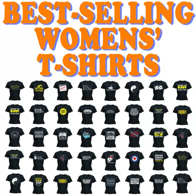 T-shirt divertente da donna maglietta regalo di compleanno di Natale - SUPER DONNA - A4