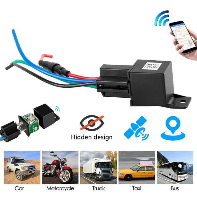 NEW CJ720 CAR Tracking Relay GPS Tracker Antitheft Real Time Device