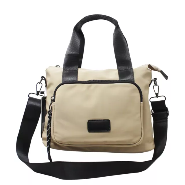Unisex Lightweight Nylon Tote Bag With Crossbody Strap/Casual Shoulder Bag