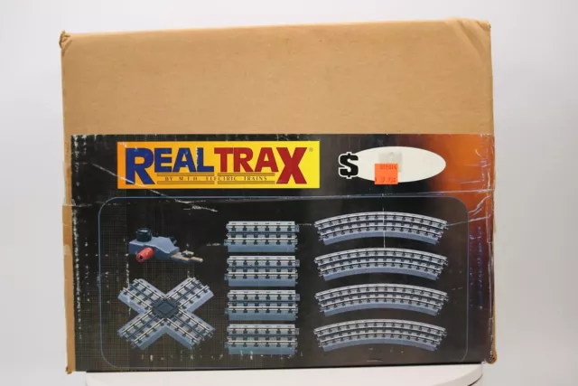 NIB MTH RealTrax - Layout Builder 8 PIECE LOT - O Scale 3-Rail Track - 40-1025