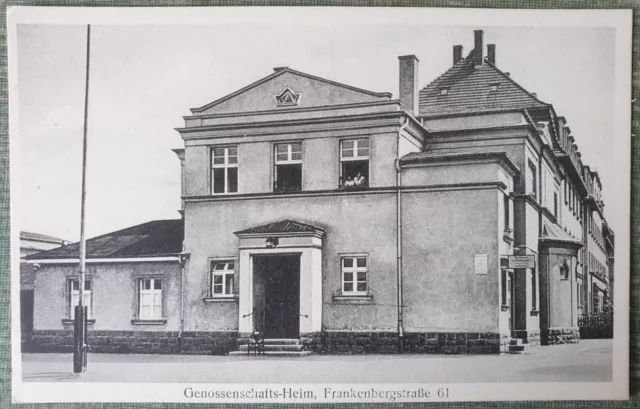 Ak Dresden Löbtau. Genossenschafts-Heim, Frankenbergstraße 61. um 1915