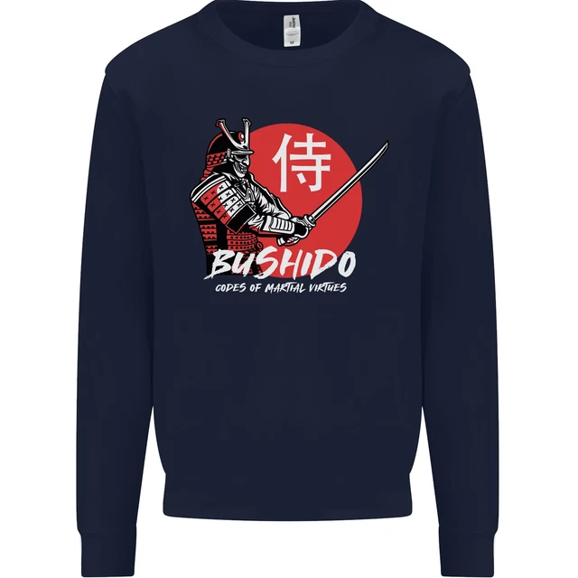 Felpa maglione Bushido Samurai Warrior Sword Ronin MMA Sword 3