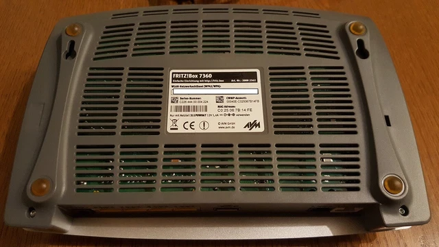 AVM FRITZBOX 7360 VDSL DSL VOIP Modem Gigabit-Router (20002562) EUR 9 ...
