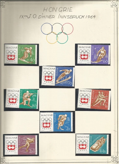 AUSTRIA 50 Schilling Jeux Olympiques D'Innsbruck, Saut à Ski 1964 Vienne Sup,fwo 773768,a