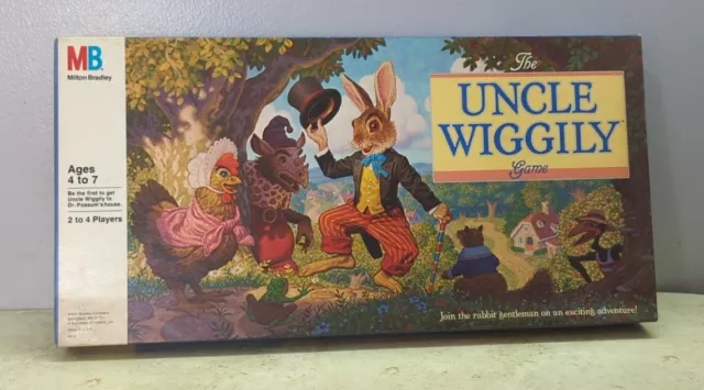 Vintage Parker Brothers The Uncle Wiggly Board Game 1967 RARE COMPLETE