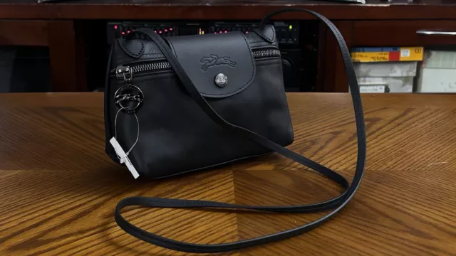 LONGCHAMP AUTHENTIC LE Pliage Xtra XS Crossbody Leather bag Handbag ...
