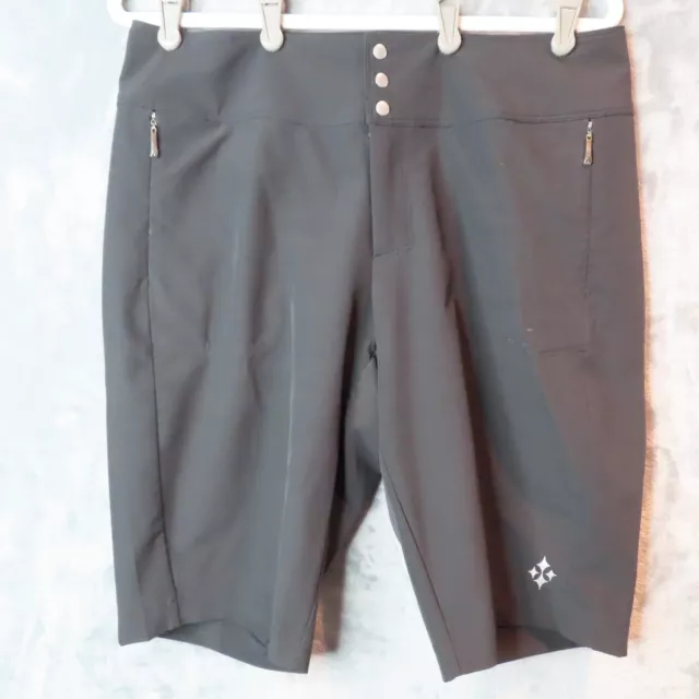 JOFIT GOLF SHORTS Womens 10 Black Bermuda Stretch Pockets Modern