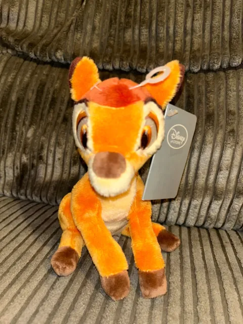 Disney Store Bambi 7” Plush Soft Toy Free Postage NEW