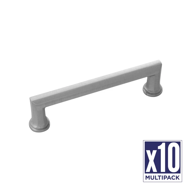 Belwith Keeler B076541-10B Pack of (10) - Facette 3-3/4" Center - Stainless