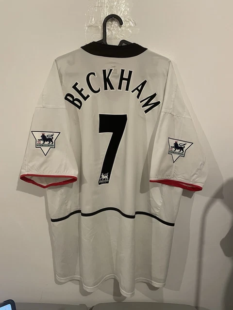 MAN UNITED 2002-03 Away Beckham Shirt £94.32 - PicClick UK
