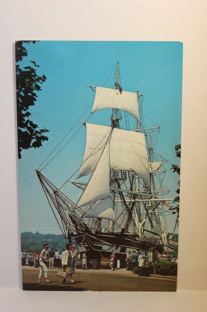 Postcard The Charles W Morgan New Bedford Old Whaler Mystic CT