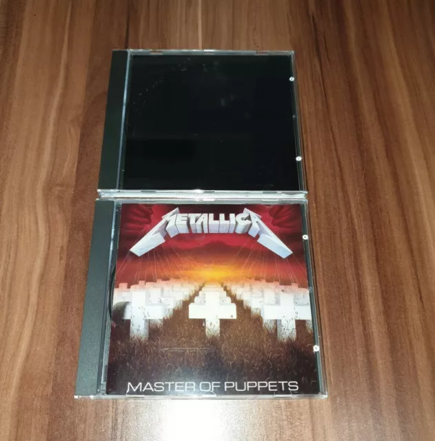 Metallica - 2 CD Alben - Master Of Puppets + Black / Schwarz  *** sehr gut ***