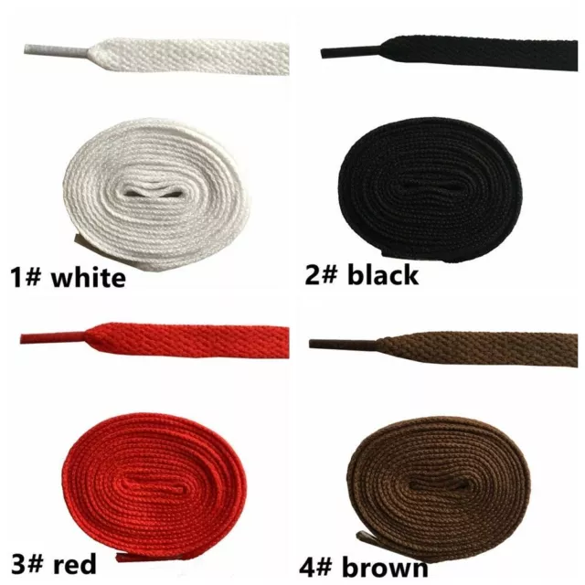 Extra Long Flat Shoelace Shoelaces Shoe Lace f Sneakers 24 color 200 220 cm 2