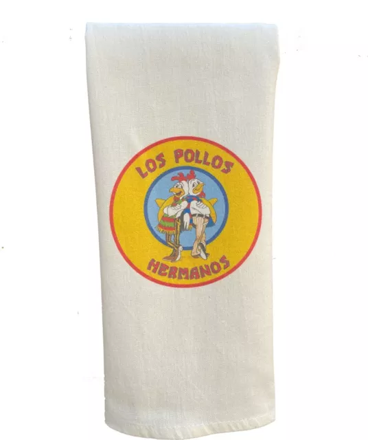 LOS POLLOS HERMANOS - Breaking Bad | 100% cotton cloth kitchen dish hand towel