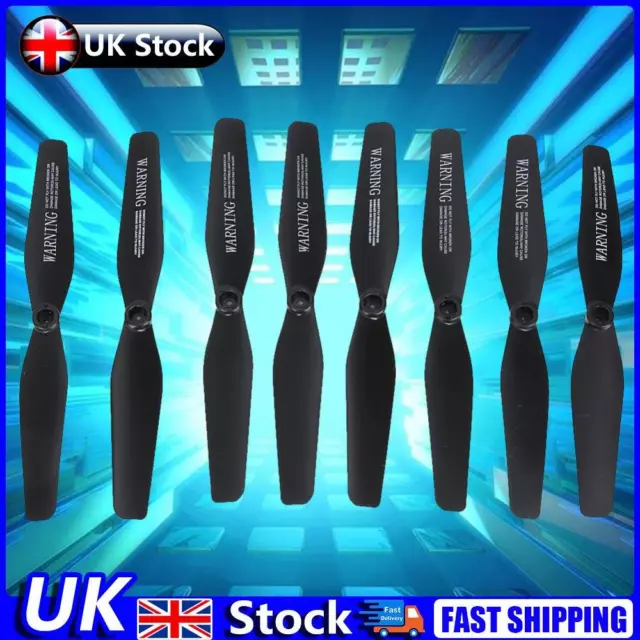 8PCS X5HW X5HC Spare Parts Main Blade Props Propellers black UK