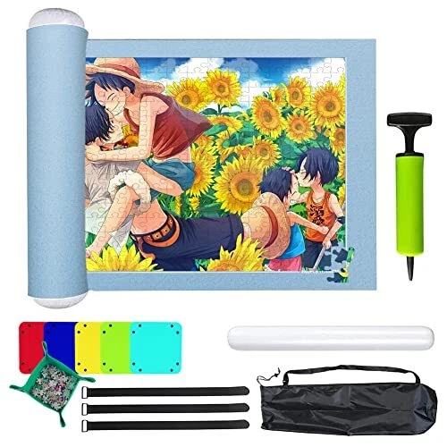 Tapis Géant en Feutre pour Rangement de Puzzles Tapis de Rouleau de Puzzle po...