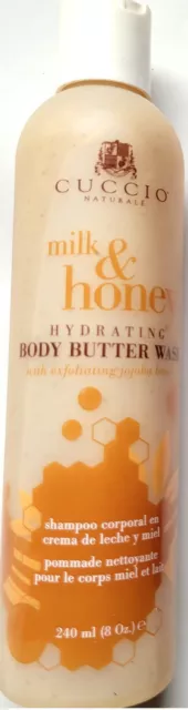 Cuccio Naturale Milk & Honey Hydrating Body Butter Wash Markenware 240ml