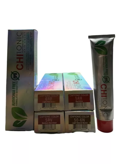 CHI Ionic Permanent Shine Hair Color Ammonia Free 3 oz (Choose Yours)