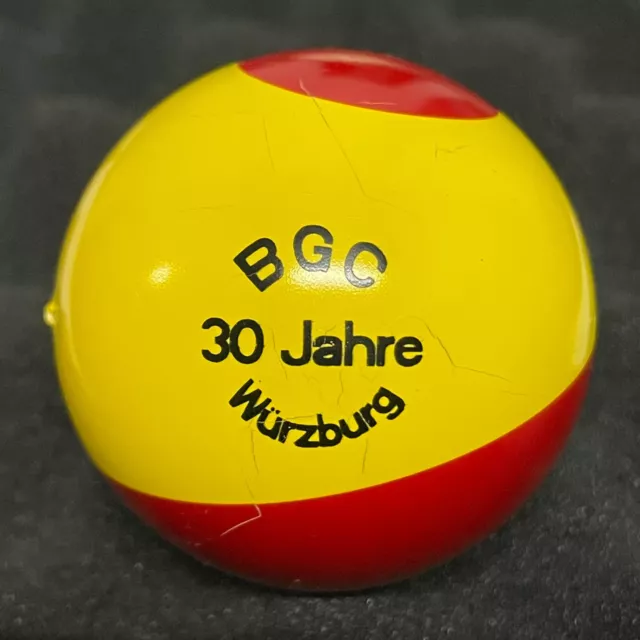 Minigolfball Reisinger 30 Jahre BGC Würzburg ML Reißlack - unmarkiert ungespielt