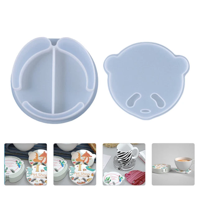 1 Set mirrored tray resin coaster moulds von Schüssel Matte Silikon Form Bahn, F