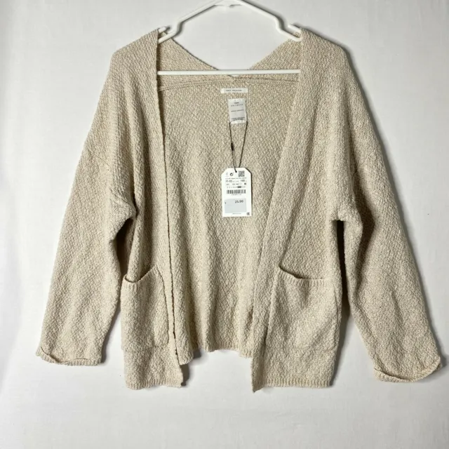 Zara Girls 11-12 years Knit Cardigan Sweater Top Kids Knitwear Fancy Collection