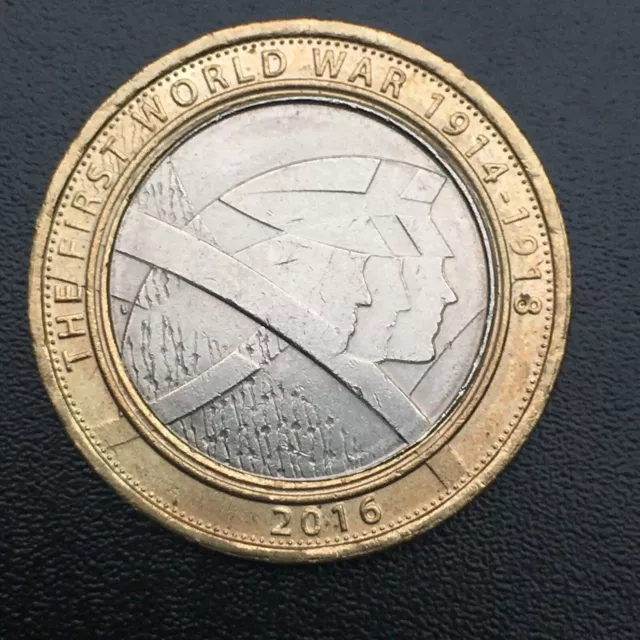 Royal Mint - The First World War - WW1 - The Army - £2 Coin - 2016 - Circulated 3