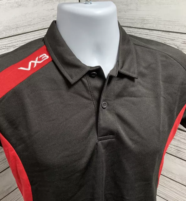 VX3 Team Tech Polo Shirt Abbigliamento Attivo Sport Giovani Rugby Allenamento Top - XL Ragazzi 3