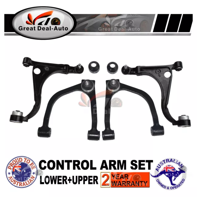 For Ford Falcon Front Lower + Upper Control Arms Au Series Two Ba Bf Lh+Rh