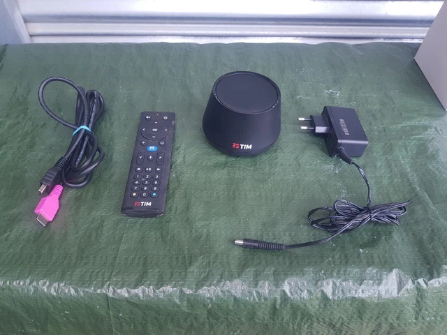 Decoder TIMvision Sagemcom 2021 – Tim Box DVB-T2 Android 4K Con Telecomando (Usato)