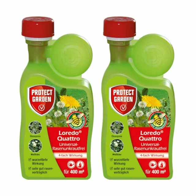 Désherbant jardin Protect garden Herbicide pelouse gazon mauvaise herbe 2x 400ml