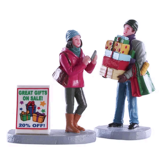 Lemax 2018 Shopping Teamwork Vail Village #82584 Annie Frank Gifts On Sale Shop