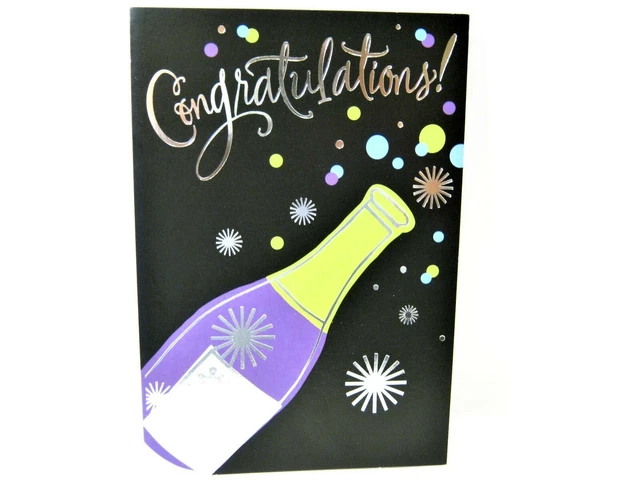 All Purpose Congratulations Wedding Graduation New Job House Greeting Card 