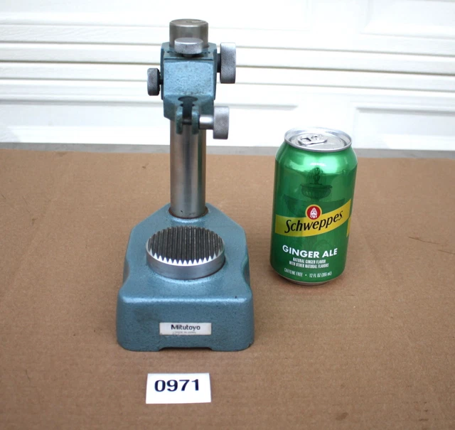 MITUTOYO DIAL INDICATOR Base Gauge Stand Tool Holder Machinist CNC #971