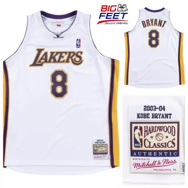 Men's Los Angeles Lakers Kobe Bryant Mitchell & Ness Light Blue 2004/05 #8  Authentic Jersey