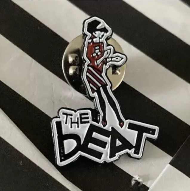 The Beat 2Tone Pin Badge SKA, Walt Jabsco, Go Feet, Madness, Specials, Selecter.