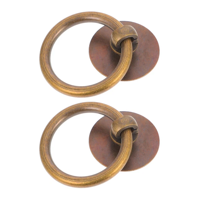 2 Pcs Handel Cabinet Drawer Door Handle Closet Door Knobs Tea 2